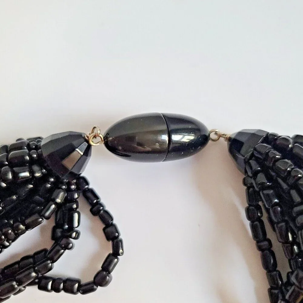 Chunky Fiocchi Italy choker necklace Totem Figure Angela Caputi 1980s Orange - Picture 6 of 9